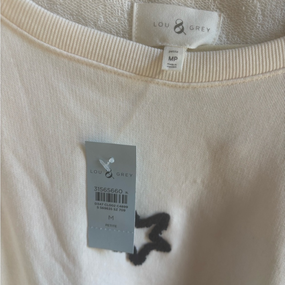 Lou & Grey White Star Kids T-Shirt - Picture 2 of 4